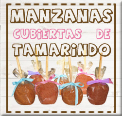 Manzanas Cubiertas de Tamarindo