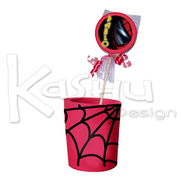 PORTA LAPICES O PORTA REFRESCOS DEL HOMBRE ARAÑA
