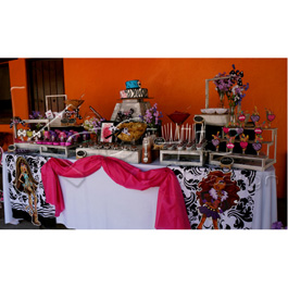 BARRA DE POSTRES MONSTER HIGH
