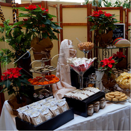 MESA DE POSTRES NAVIDAD