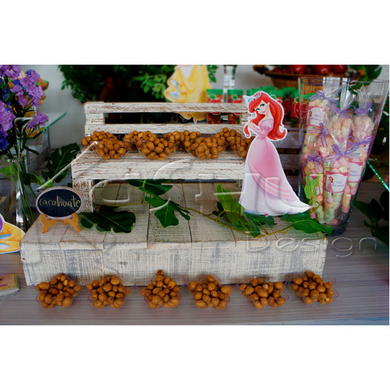 BARRA DE POSTRES PRINCESAS DISNEY
