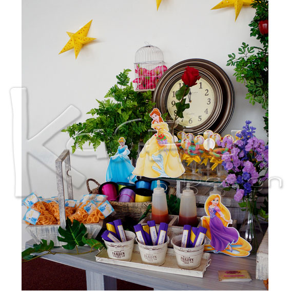 BARRA DE POSTRES PRINCESAS DISNEY