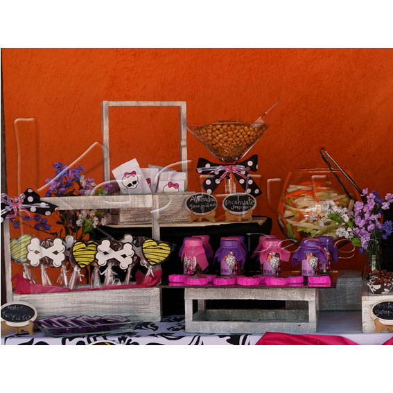 BARRA DE POSTRES MONSTER HIGH