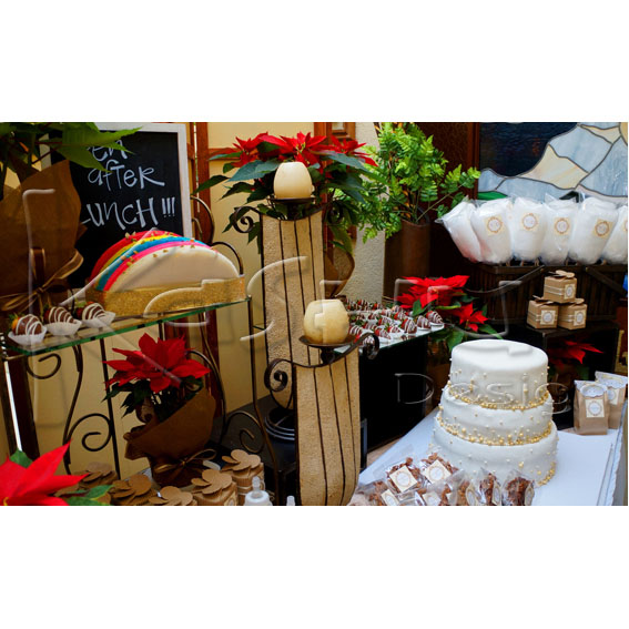 MESA DE POSTRES NAVIDAD