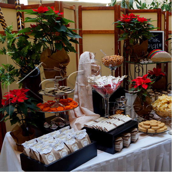 MESA DE POSTRES NAVIDAD