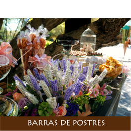 BARRAS DE POSTRES