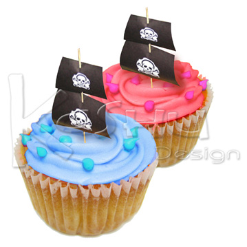 CUPCAKES DE PIRATAS