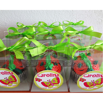 CUPCAKES DECORADOS EN EMPAQUE INDIVIDUAL