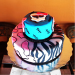 PASTEL DE FONDANT MONSTAER HIGH