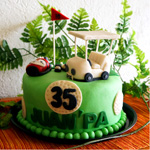PASTEL DE FONDANT GOLF