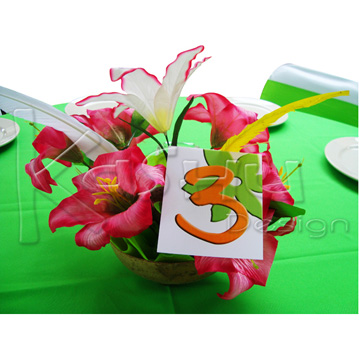 CENTROS DE MESA CON FLORES