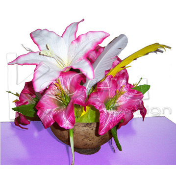 CENTROS DE MESA CON FLORES