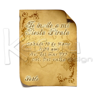 INVITACION PERSONALIZADA IMPRESA O ELECTRONICA