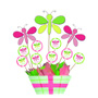 ARREGLO DE MADERA CON MARIPOSAS Y MAMUTS PERSONALIZADOS