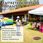 ENTRETENIMIENTO INFANTIL, ANIMADORES Y MANUALIDADES