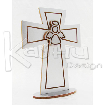 CRUZ DE METAL CALADA ANGELITO