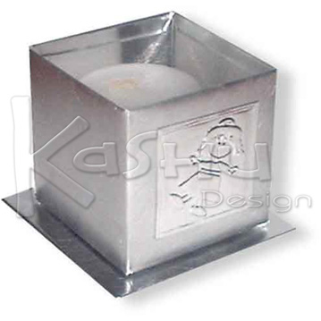 BUBO DE METAL PORTA VELA