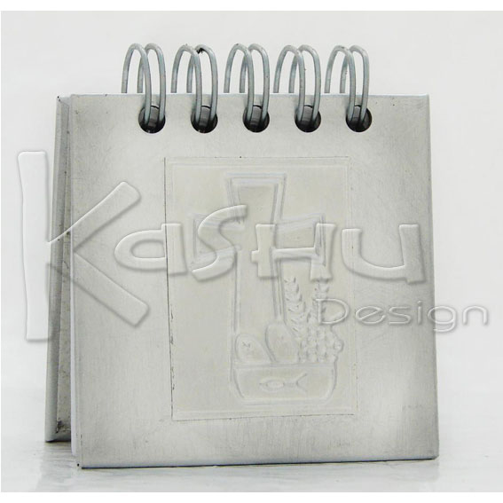 LIBRETA MINI PLACA METALICA