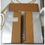 LIBRETAS RUSTICAS CON PLACA DE METAL