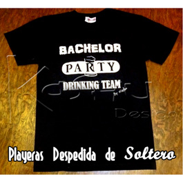 PLAYERAS DE DESPEDIDA DE SOLTERO