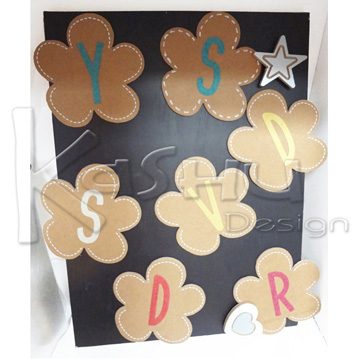 IMANES DE IMITACIÓN PIEL CON LETRA PERSONALIZADA