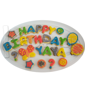 GALLETAS DECORADAS HAPPY B DAY