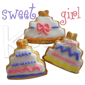GALLETAS DECORADAS PASTELITOS SWEET GIRL