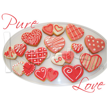 GALLETAS DECORADAS  PURE LOVE