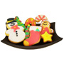 GALLETAS DECORADAS NAVIDAD EN BASE DE CERAMICA