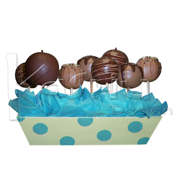 MANZANAS CUBIERTAS DE CHOCOLATE