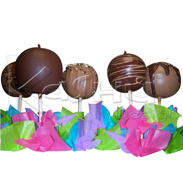 MANZANAS CUBIERTAS DE CHOCOLATE