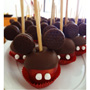 MANZANAS CUBIERTAS DE CHOCOLATE DECORADAS DE MICKEY
